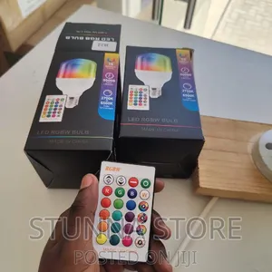 Smart LED Bulb yenye Remote - 5
