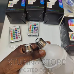 Smart LED Bulb yenye Remote - 6