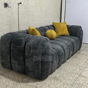 Sofa ya Watu Wawili - Fibre, Spring na Sponge Kamili - 3