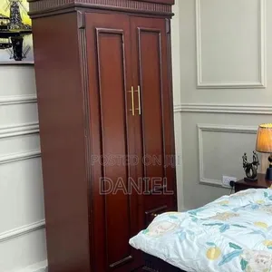 Two-Door Wardrobe Brown