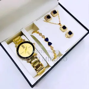 Women's Combo Set - Watch, Bracelet, Necklace, Earrings - 2