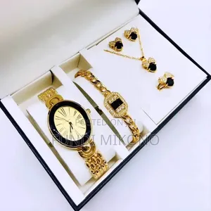 Women's Combo Set - Watch, Bracelet, Necklace, Earrings - 4