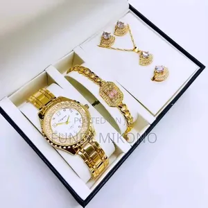 Women's Combo Set - Watch, Bracelet, Necklace, Earrings - 5