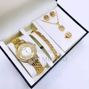 Women's Combo Set - Watch, Bracelet, Necklace, Earrings - 6
