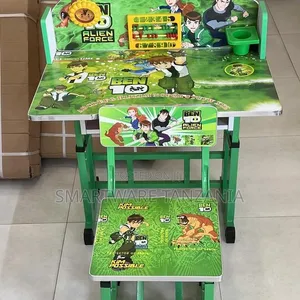 Kids Study Desk and Chair, Height Adjustable