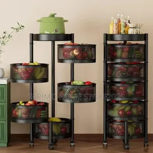 Stendi ya Trolley ya Jikoni