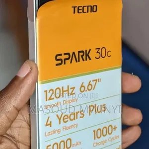 Tecno Spark 30C Mpya 128GB Nyeupe - 2