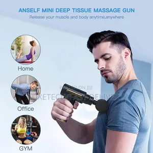 Mini Massage Gun 4-in-1 kwa Kulegeza Misuli - 2