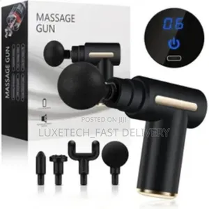 Mini Massage Gun Deep Tissue Relaxer with 4 Head Tools