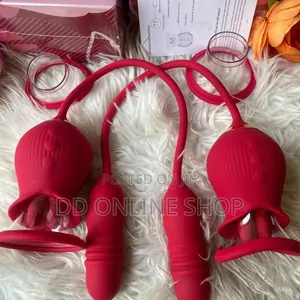 Pulsating Rose Vibrator G-Spot na Kichochea cha Klitorisi - 1
