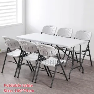 Foldable Table with Chairs