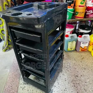 Trolley ya Saluni Inayozunguka yenye Tabaka - 2