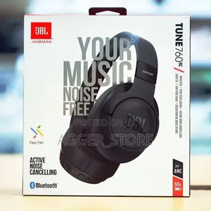 JBL Tune 760NC Headphones Zisizo na Waya Zenye Kuzuia Kelele