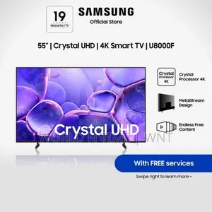 Samsung 55-Inch Crystal UHD Smart TV U8000F 2025 - 2