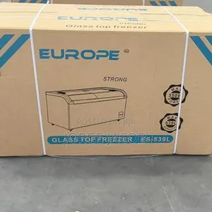 Friza ya Biashara yenye Kifuniko cha Kioo Kilichopinda - 2