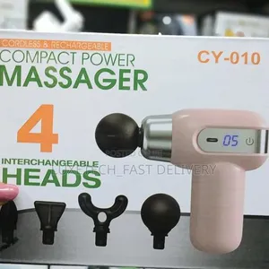 Rechargeable Compact 4-in-1 Massager with Digital Display