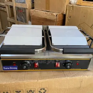 Europe Strong Double Electric Griddle Panini Press - 2