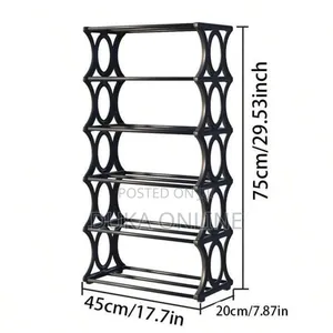 Modern 5-Tier Shoes Rack - 2