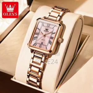 Saa ya Olevs 5641 ya Kike Maridadi ya Mraba Quartz - 2