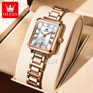 Saa ya Olevs 5641 ya Kike Maridadi ya Mraba Quartz - 3