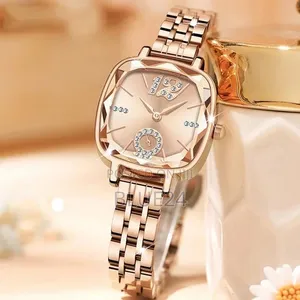 MAYZHISU Luxury Square Quartz Watch for Women