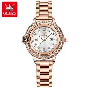Olevs Women's Quartz Watch with Steel Strip