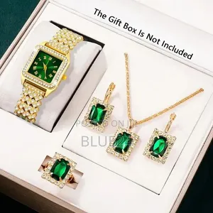 5-Piece Women's Luxury Quartz Watch Set - 3
