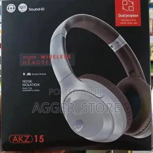 AKZ15 Headset ya Wireless On-Ear