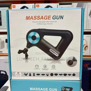 Deep Tissue Massage Gun with 12 Interchangeable Heads