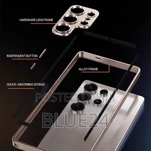 Kesi ya Aluminium Alloy Frame Bumper kwa Samsung Galaxy S24 Plus - 3