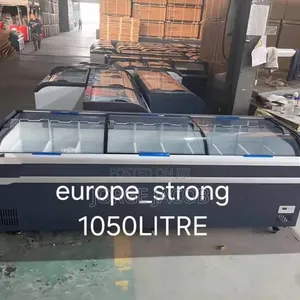 Europe Strong 1050L Island Freezer Display