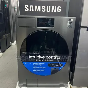 Samsung 22kg/11kg Front Load Washer Dryer, Bespoke AI Wash
