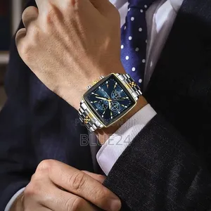 Poedagar Fashion Men's Luminous Waterproof Chronograph Watch - 3