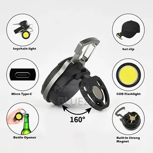 Portable COB Keychain Flashlight - 3
