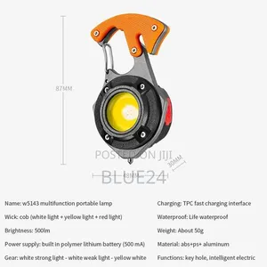 Multifunctional Portable Highlighting Light Type-C - 2