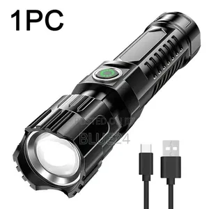 Ultra Bright LED Flashlight - Type-C Rechargeable - 3