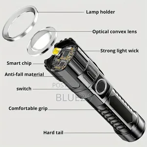 Ultra Bright LED Flashlight - Type-C Rechargeable - 4