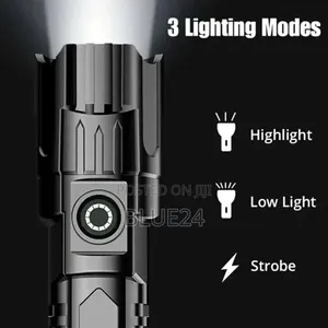 Ultra Bright LED Flashlight - Type-C Rechargeable - 6
