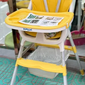 Bumtum Baby High Chair 4-in-1 Convertible Folding with Footrest