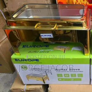 Europe Strong 9.0L Chafing Dish Rangi ya Dhahabu