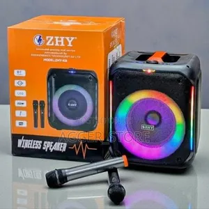 Zhy Speaker with 2 Microphones and RGB Light