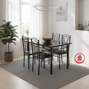 Modern 4-Seater Glass Dining Table - Model A31 - 2