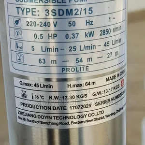 0.5 HP Submersible Pump Installation