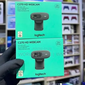 Logitech C270 HD Webcam, 720p Video with Noise Reducing Mic