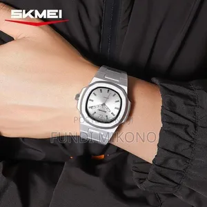 Skmei 2382 Saa ya Silver Dual Time - 3