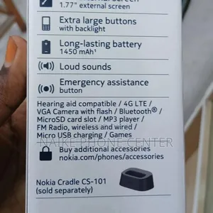 Nokia 2660 Flip Mpya Nyeusi - 2
