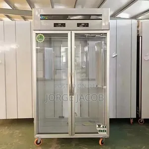 Commercial Stainless Steel Meat Display Refrigerator with Glass Doors - 2