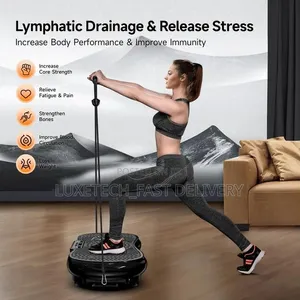 Mashine ya Mazoezi ya Vibration Plate yenye Nguvu na Acupressure ya Magnetic - 3
