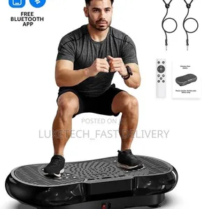 Mashine ya Mazoezi ya Vibration Plate yenye Nguvu na Acupressure ya Magnetic - 4