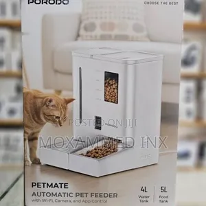 Porodo Automatic Pet Feeder with WiFi, Camera